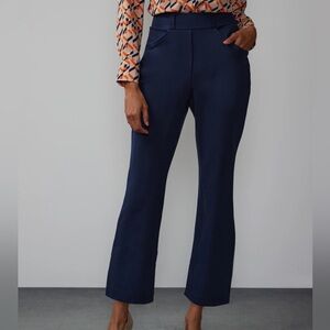 ✨ A New Day Navy Blue Flare Wide Leg Dress Pants - Size 2 ✨